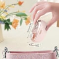 Miniatyrbilde 3 av 3: 2 i 1 Automatisk Elektrisk Negleklipper Trimmer Neglesaks med Lys for Barn og Voksne Pink
