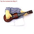 Miniatyrbild 2 av 3: Hunddräkt Julkläder Husdjur Katter Polisman Spelar Gitarr Cosplay Kläder (spelar gitarr