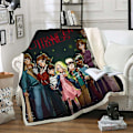 Miniatyrbillede 1 af 3: Stranger Things 3D printet plys fleece tæppe vaskbar dyne 150*200cm