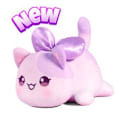 Miniatyrbillede 1 af 2: Aphmau Meemeows Plysdukke Kattedukke Blød Pude Legetøj Hamburg-WELLNGS bow cat