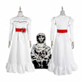 Miniatyrbillede 5 af 5: Udklædning Annabelle The Conjuring Dukke Børne Voksen Kvinde Kostume U