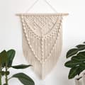 Lace wall hanging, height: 700 mm, handmade, bohemian wall decoration
