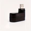 Miniadapter med 3 portar för USB-hubb-splitter, designad för bärbara datorer och erbjuder hög kvalitet Black