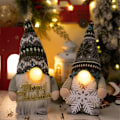 Miniatyrbild 2 av 5: LED Jultomte, juldekoration med LED-nosljus, Rudolf juldekoration för, julklappar, år, för