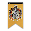 Pikkukuva 4 / 5: 2024, Rohkelikko-syntymäpäiväjuhlatarvikkeet College Harry -lippuviirit Pojat Tytöt Lapset Potter Halloween -koriste 4 kpl 75*125 cm