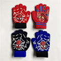 Miniatyrbilde 3 av 4: Spiderman Vintervarme Strikkede Votter med Full Tå for Gutter - Termovotter, Bursdagsgave C