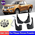 Miniatyrbild 3 av 5: Högkvalitativa stänkskydd för Nissan Navara Frontier Brute D40 2005~2016 Biltillbehör Stänkskärmar Auto Reservdelar Llwl