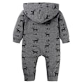 Miniatyrbild 3 av 5: Baby Pojkar Flicka Söt Romper Hooded Ficka Jumpsuit Kläder Outfit rådjur deer 80cm