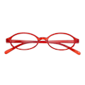Miniatyrbilde 1 av 10: Anti-blått lys briller Runde briller RØDE FLAT LYS FLAT Rød Red Flat light-Flat light
