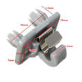 Miniatyrbilde 2 av 10: 1 stk Solskjerm Krok Brakett for Audi A1 A3 A4 A5 Q3 Q5 Q7