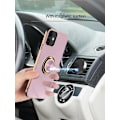 Pikkukuva 5 / 9: Ylellinen tyylikäs suojakotelo iPhone 12 Pro Max -puhelimelle rengastelineellä, kulta vaaleanpunainen[ee] LightPink one size