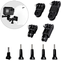 Miniatyrbillede 2 af 7: Justerbar Kameraforlængerarm, Fast Monteringsbeslag med Kort og Lang Skrueforlængerarm til GoPro Hero 10, 9, 8, 7, 6{f2}
