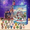 Christmas Advent Calendar - 24 Countdown Disney Cute Mickey Ornaments, Mickey Mouse Handmade Blind Box Doll Decoration Disney E