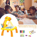 Miniatyrbilde 3 av 10: Tegnebrett med projektor for barn, slettbart, med 72 mønstre, pedagogiske leker 72 Patterns