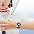 Pikkukuva 5 / 6: 5 kpl punottu Solo Loop -ranneke, yhteensopiva Apple Watch -rannekkeen 40 mm 38 mm 41 mm kanssa naisille ja miehille, säädettävä joustava nailoninen urheiluranneke C