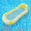 Miniatyrbillede 1 af 11: Ny oppustelig flydende række udendørs foldbar ryglæn klemme net flydende seng vand oppustelige forsyninger loungestol flydende seng Lemon Cage Floating Raft EU patent CE certification