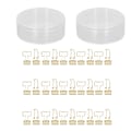 Miniatyrbillede 1 af 8: 30 stk. Mini Papirclips Alsidige Innovative Metal Stærk Klemkraft Papirclips til Hjemmekontor