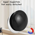 Miniatyrbild 4 av 5: Förpackning med 8 duschdraperityngder, draperityngder, svarta runda magnetiska duschdraperityngder, draperityngder, utomhus duschdraperityngder för