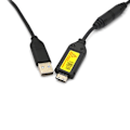 Miniatyrbilde 5 av 5: USB-lader og kamerakabel for Samsung PL20 PL10 PL50 PL51 PL55 PL60 PL65 PL80