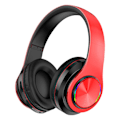 Pikkukuva 1 / 5: B39 Langattomat kuulokkeet, kokoontaitettavat, värikkäät hengitysvalot, tukevat TF-korttia, Bluetooth 5.0, stereo, raskas basso, pelikuulokkeet {ee} Red