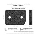 Miniatyrbilde 4 av 5: 6 stk. filtre for T1 tørketrommel 9164761 Reservedel for tørketrommel