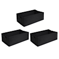 Miniatyrbillede 1 af 3: stk Planteposer Rodkontrolpose Gallon Plante Blomst Planteskolepose Pose Sort 30X60CM Sort Black 30X60CM
