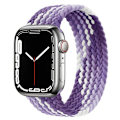 Pikkukuva 8 / 10: Joustavat rannekkeet Apple Watch 38mm/40mm/41mm Musta/Valkoinen Svart/Vit xs