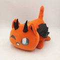 Miniatyrbillede 1 af 2: Aphmau Meemeows plysdukke kattedukke blød pudde legetøj Hambur Devil naughty cat