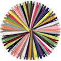 Miniatyrbilde 1 av 5: 80 stk 14 tommer (35 cm) nylon spiralglidelåser for sy- og håndverk, skreddersydde nylon glidelåser i bulk, 20 farger (14\" 80 stk)