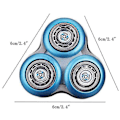 Miniatyrbillede 3 af 5: 2-pak S7000 bladehoved til Philips Sh70 Sh70/52 S7010 S7310 S7370 S7350 S7780 S7510 S772 - Ægte reservedel{ee}