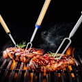 Miniatyrbillede 4 af 5: Grillspyd, Grillspyd sæt til grillning af marshmallows{EE}