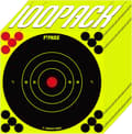 100x Shooting Targets Fluorescent Yellow Reactive Splatter Self-Adhesive Paper Targets 203x203mm 100pcs