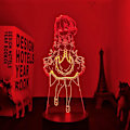 Miniatyrbillede 3 af 5: HKK Shen 3D Lampe Anime Re Zero Starting Life In Another World Natlampe til Børns Soveværelsesindretning Fødselsdagsgave Re Zero Rem Led Natlampe