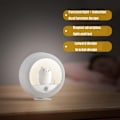Miniatyrbillede 7 af 8: DZ-K610 Natlampe med menneskekropsinduktion, søde kæledyr, soveværelsesatmosfærelys, USB-skabsvæglampe (Pink)
