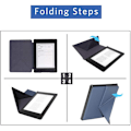 Pikkukuva 6 / 10: Uudelle Kindle 11. sukupolvelle 2022 Smart Cover -suojakotelo Dark Blue
