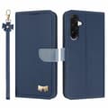 Mobilskall i lær med metallrosett og håndrem - Perfet For Samsung Galaxy A36 / A56 5G