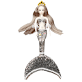 Miniatyrbild 2 av 2: Barbie docka sjöjungfruleksaker med paljetter{ee} silver
