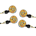 Miniatyrbilde 2 av 5: 2024 Nye 4 X LED-indikatorer 6V Blinklys Gule Motorsykkelblinklys 6 Volt Motorsykkelblinklys