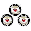 Miniatyrbillede 1 af 3: st Runde Brocher Legering Brystnål Tøj Sikkerhedsnål Frivillig Badge Reversnål Tilfældig Farve
