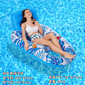 Miniatyrbillede 1 af 11: Ny oppustelig flydende række udendørs foldbar ryglæn klemme net flydende seng vand oppustelige forsyninger loungestol flydende seng Leaf lounge chair floating row EU patent CE certification