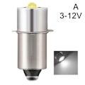 Pikkukuva 1 / 11: P13.5S DC6V-24V/3-12V LED-päivityslamput Valkoinen Maglite Taskulamppu 6-24{EE} 3-12v white