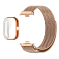 Pikkukuva 1 / 6: Metalliranneke Xiaomi Redmi Watch 4 -kelloon TPU-kotelolla, näytönsuojakalvolla, pehmeä Milanese-magneettilenkkiranneke Redmi Watch 4{ee} 3