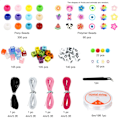 Miniatyrbilde 2 av 6: Armbåndssett, Perler for Armbåndslaging Pony Perler Polymer
