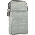 Pikkukuva 2 / 5: Matkapuhelimen vyölaukku, crossbody-matkapuhelinlaukku, ulkoiluun sopiva nailoninen olkalaukku, jossa vyölenkki ja karabiinihaka, vaaleanharmaa light gray 9*16.5*3.0CM