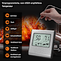 Miniatyrbild 4 av 5: Digital stektermometer ugnstermometer kötttermometer{EE}