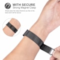 Pikkukuva 6 / 6: Ruostumattomasta teräksestä valmistettu Milanese magneettinen ranneke Garmin venu 2/venu SQ/venu 2S Venu SQ 22mm Venu SQ -kelloille Venu SQ Rose Gold