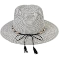 Miniatyrbillede 3 af 5: Sommer Stråhat, Bredskygget Sammenfoldelig Dame & Herre, One Size, Strandhat{ee] F beige + gray