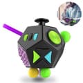 Anti-Stress Cube Toy for Anxiety Relief - Compact & Calming Design C1 Charm Black