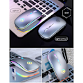 Miniatyrbilde 3 av 9: Bluetooth-mus, trådløs oppladbar mus for MacBook Pro/MacBook Air, trådløs Bluetooth-mus for bærbar PC/PC/Mac/iPad Pro/datamaskin