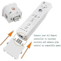 Miniatyrbilde 4 av 5: 2 Motion Plus Adapter Sensor for Wii Remote, Motion Plus Adapter Accelerator Replacement for Wii Motion Plus Adapter White